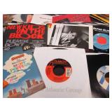 LARGE Lot of Vinyl 45 Records w/Sleeves