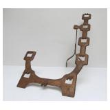 Antique Cast Iron General Store J-Shaped Rack Stand
