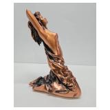 14" Copper Clad Nude Sculpture