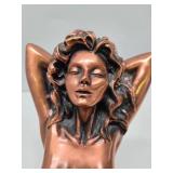 14" Copper Clad Nude Sculpture