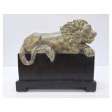 Excellent Large Carved Stone Lion of Lucerne Sculpture