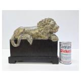 Excellent Large Carved Stone Lion of Lucerne Sculpture