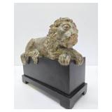 Excellent Large Carved Stone Lion of Lucerne Sculpture