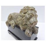Excellent Large Carved Stone Lion of Lucerne Sculpture