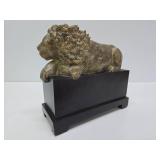 Excellent Large Carved Stone Lion of Lucerne Sculpture