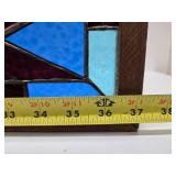 Very Nice Rectangular Stained Glass Window