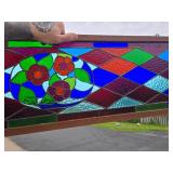 Very Nice Rectangular Stained Glass Window