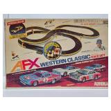 Vintage Aurora AFX Slot Car Set w/Cars - Western Classic Race Set