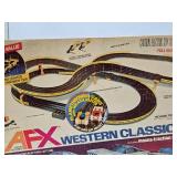 Vintage Aurora AFX Slot Car Set w/Cars - Western Classic Race Set