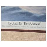 Framed Signed Print by Terry Redlin - "Together for the Season"