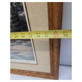 Framed Signed Print by Terry Redlin - "Together for the Season"