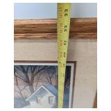 Framed Signed Print by Terry Redlin - "Together for the Season"