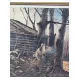 Framed Signed Print by Terry Redlin - "Closed for the Season"