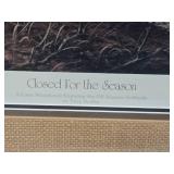 Framed Signed Print by Terry Redlin - "Closed for the Season"