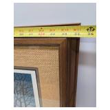 Framed Signed Print by Terry Redlin - "Closed for the Season"