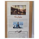 Framed Signed Print by Terry Redlin - "Closed for the Season"