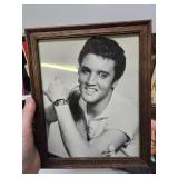 Collection of Vintage ELVIS Vinyl Records w/Photo & Concert Ticket Stub