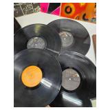 Collection of Vintage ELVIS Vinyl Records w/Photo & Concert Ticket Stub