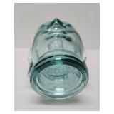 Vintage Glass Buddha Head Sculpture