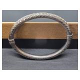 Hand Hammered Sterling Silver Bracelet