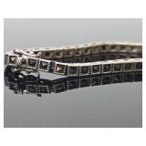 Sterling Silver & Marcasite Tennis Bracelet