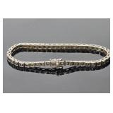 Sterling Silver & Marcasite Tennis Bracelet