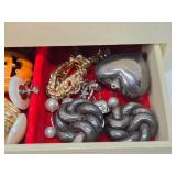 Vintage Jewelry Box Full of Vintage Costume Jewelry