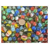 Gallon Bag Full of Vintage etc Glass Marbles