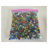 Gallon Bag Full of Vintage etc Glass Marbles