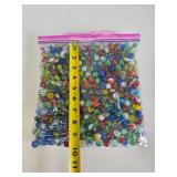 Gallon Bag Full of Vintage etc Glass Marbles