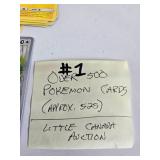 Estate Lot of Over 500 Pokemon Cards #1