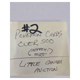 Estate Lot of Over 500 Pokemon Cards #2