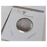 Lot of 26 Antique US Indian Head Pennies 1880-1908