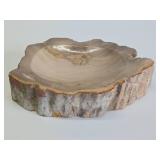 Nice Polished Petrified Wood Bowl / Tray