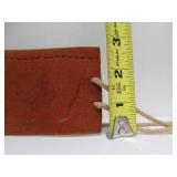 Excellent Old Vintage Native American Style Beaded Leather Belt w/American Flags