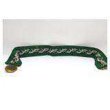 Antique Beaded Belt w/Brass Ship Buckle