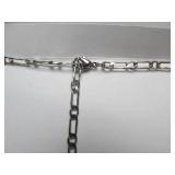 Large New in Box ZAWADI Ostrich Leather & Swarovski Necklace w/Box