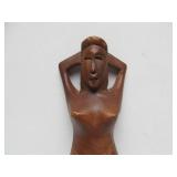 Vintage Hand Carved Figural Nude Nutcracker