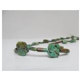 2 Vintage Native American Turquoise Necklaces - One Carved Fetish Necklace