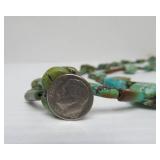 2 Vintage Native American Turquoise Necklaces - One Carved Fetish Necklace