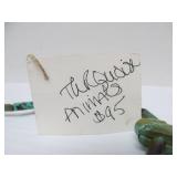 2 Vintage Native American Turquoise Necklaces - One Carved Fetish Necklace