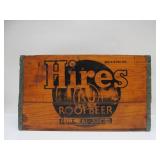 Vintage HIRES Root Beer Wooden Advertising Crate