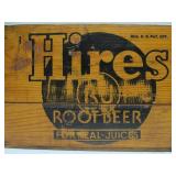 Vintage HIRES Root Beer Wooden Advertising Crate