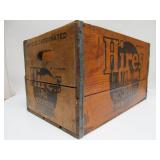 Vintage HIRES Root Beer Wooden Advertising Crate