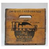 Vintage HIRES Root Beer Wooden Advertising Crate