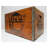Vintage HIRES Root Beer Wooden Advertising Crate