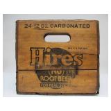 Vintage HIRES Root Beer Wooden Advertising Crate