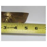 Vintage Footed Brass Bowl Full of Amethyst & Crystal Clusters