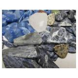 Large Lot of Polished Gemstones - Sodalite etc