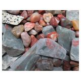 Estate Lot of Polished Gemstones - Mostly Agates